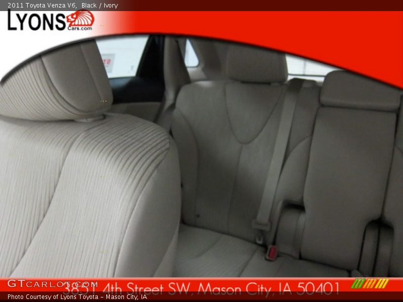 Black / Ivory 2011 Toyota Venza V6