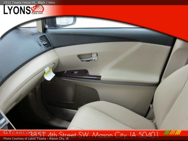Black / Ivory 2011 Toyota Venza V6