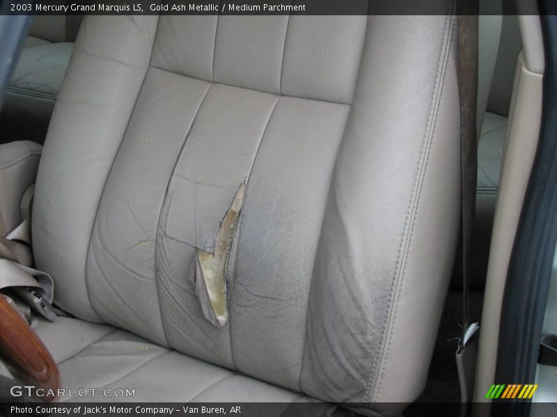 Gold Ash Metallic / Medium Parchment 2003 Mercury Grand Marquis LS