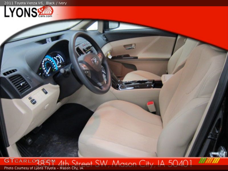 Black / Ivory 2011 Toyota Venza V6