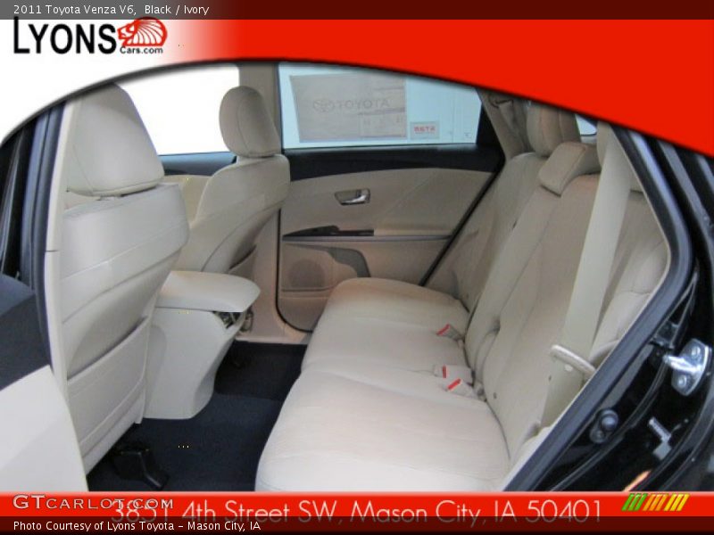 Black / Ivory 2011 Toyota Venza V6