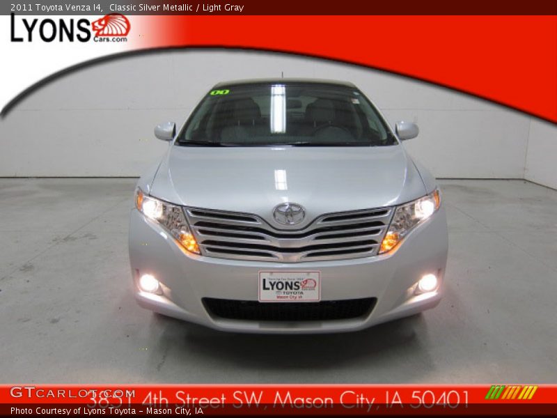 Classic Silver Metallic / Light Gray 2011 Toyota Venza I4