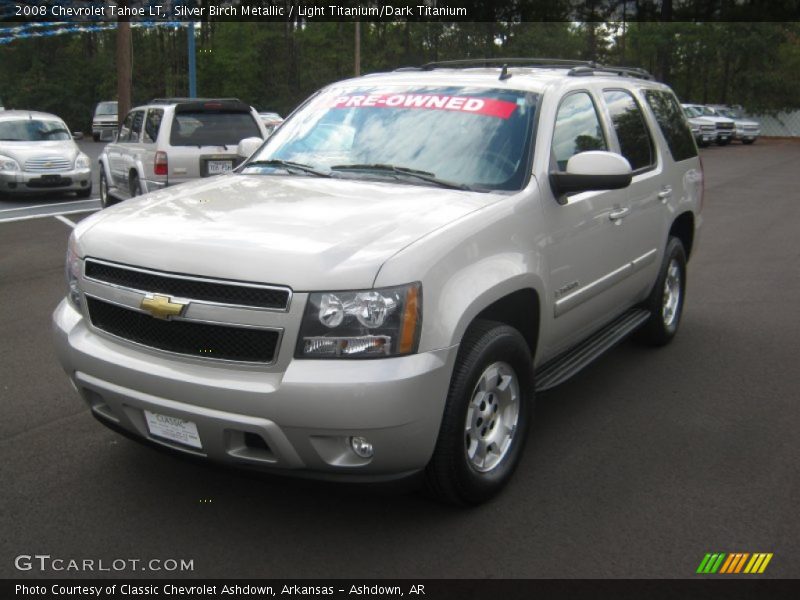 Silver Birch Metallic / Light Titanium/Dark Titanium 2008 Chevrolet Tahoe LT