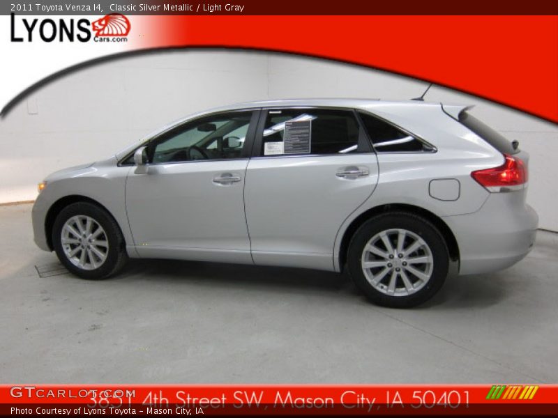 Classic Silver Metallic / Light Gray 2011 Toyota Venza I4