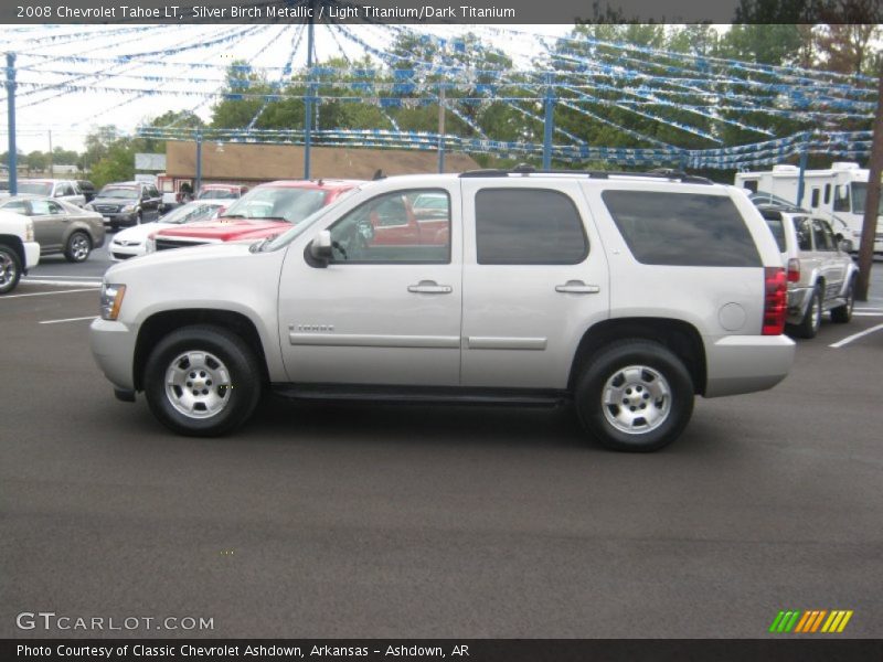 Silver Birch Metallic / Light Titanium/Dark Titanium 2008 Chevrolet Tahoe LT