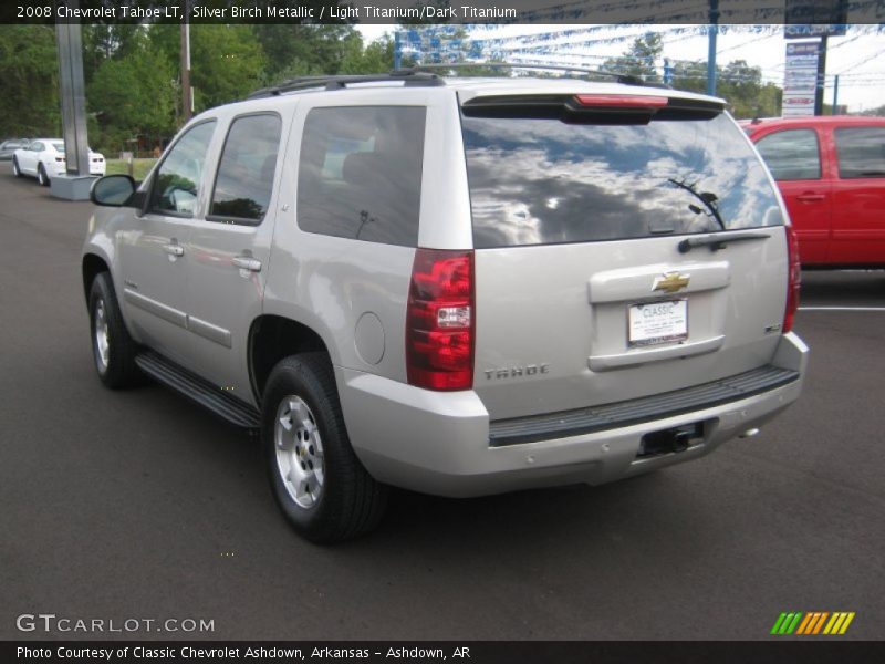 Silver Birch Metallic / Light Titanium/Dark Titanium 2008 Chevrolet Tahoe LT