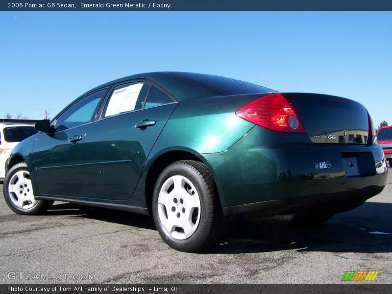 Emerald Green Metallic / Ebony 2006 Pontiac G6 Sedan