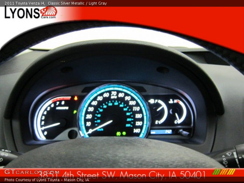 Classic Silver Metallic / Light Gray 2011 Toyota Venza I4