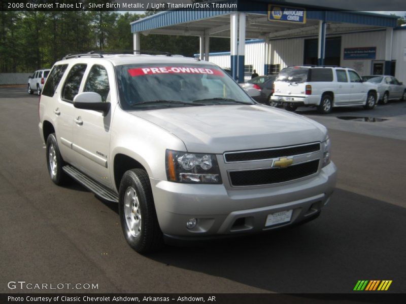 Silver Birch Metallic / Light Titanium/Dark Titanium 2008 Chevrolet Tahoe LT