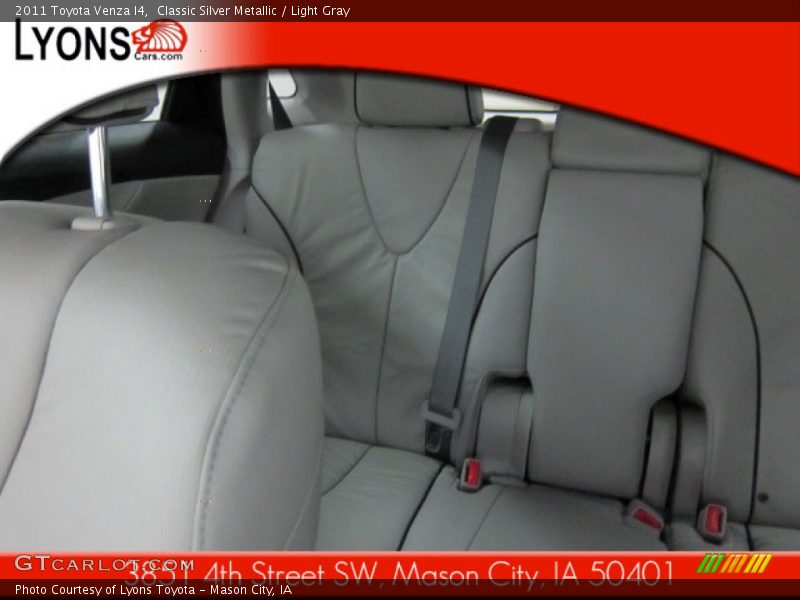 Classic Silver Metallic / Light Gray 2011 Toyota Venza I4
