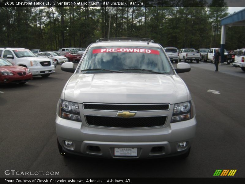 Silver Birch Metallic / Light Titanium/Dark Titanium 2008 Chevrolet Tahoe LT