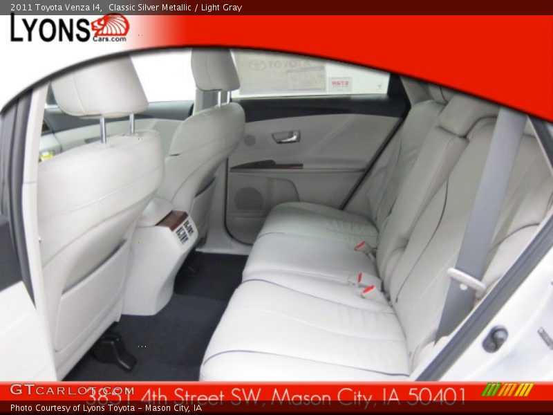 Classic Silver Metallic / Light Gray 2011 Toyota Venza I4