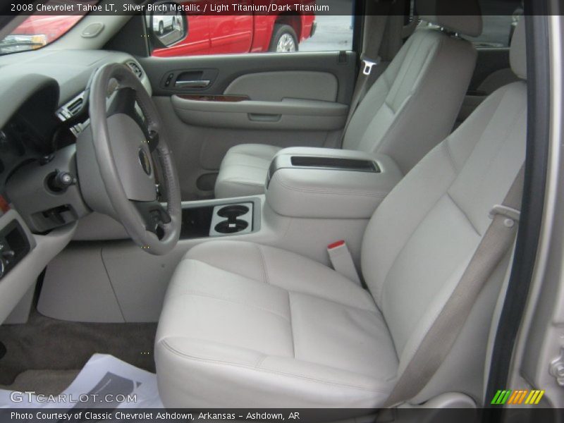 Silver Birch Metallic / Light Titanium/Dark Titanium 2008 Chevrolet Tahoe LT