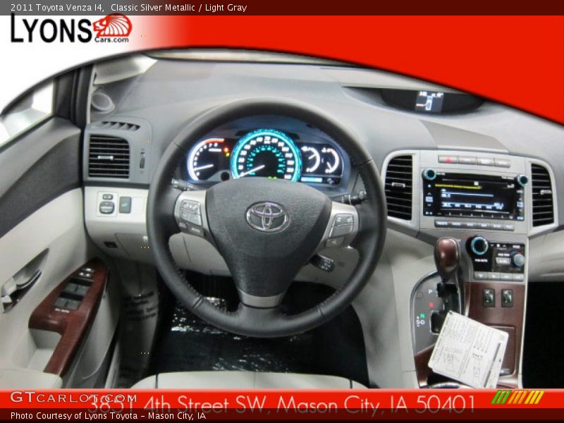 Classic Silver Metallic / Light Gray 2011 Toyota Venza I4