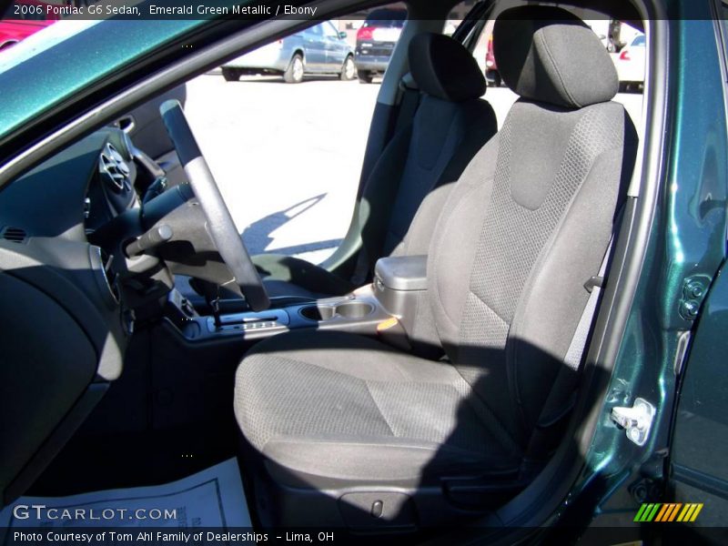 Emerald Green Metallic / Ebony 2006 Pontiac G6 Sedan