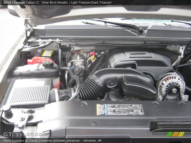 Silver Birch Metallic / Light Titanium/Dark Titanium 2008 Chevrolet Tahoe LT