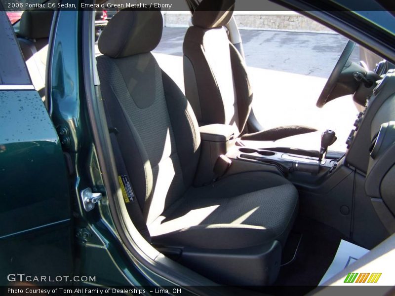 Emerald Green Metallic / Ebony 2006 Pontiac G6 Sedan