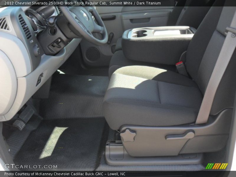 Summit White / Dark Titanium 2012 Chevrolet Silverado 2500HD Work Truck Regular Cab