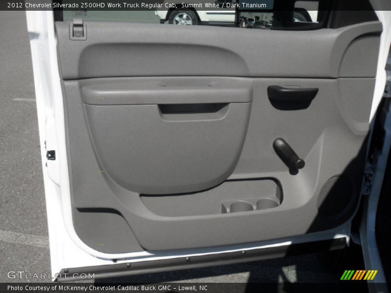 Summit White / Dark Titanium 2012 Chevrolet Silverado 2500HD Work Truck Regular Cab
