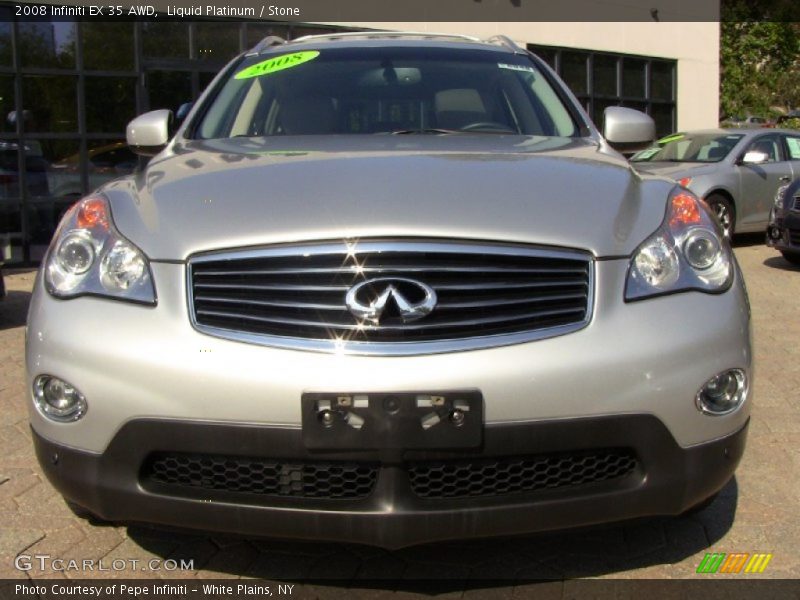 Liquid Platinum / Stone 2008 Infiniti EX 35 AWD