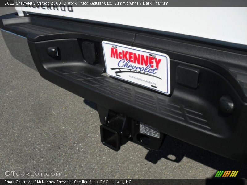 Summit White / Dark Titanium 2012 Chevrolet Silverado 2500HD Work Truck Regular Cab