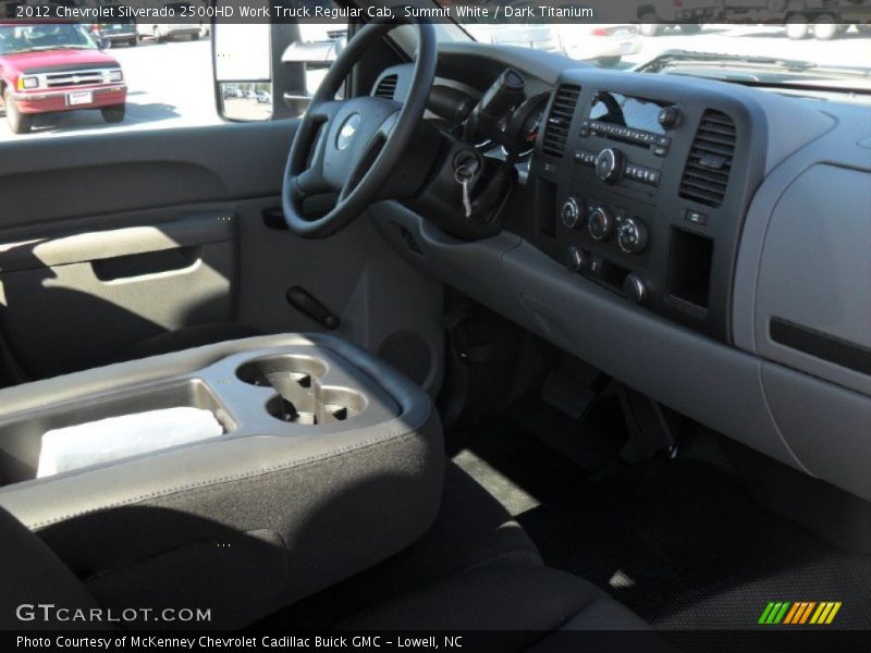 Summit White / Dark Titanium 2012 Chevrolet Silverado 2500HD Work Truck Regular Cab