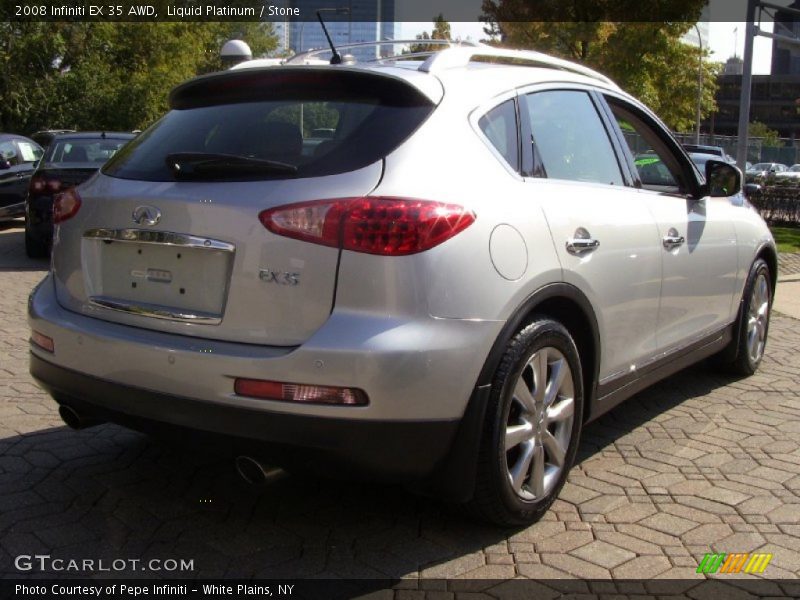 Liquid Platinum / Stone 2008 Infiniti EX 35 AWD