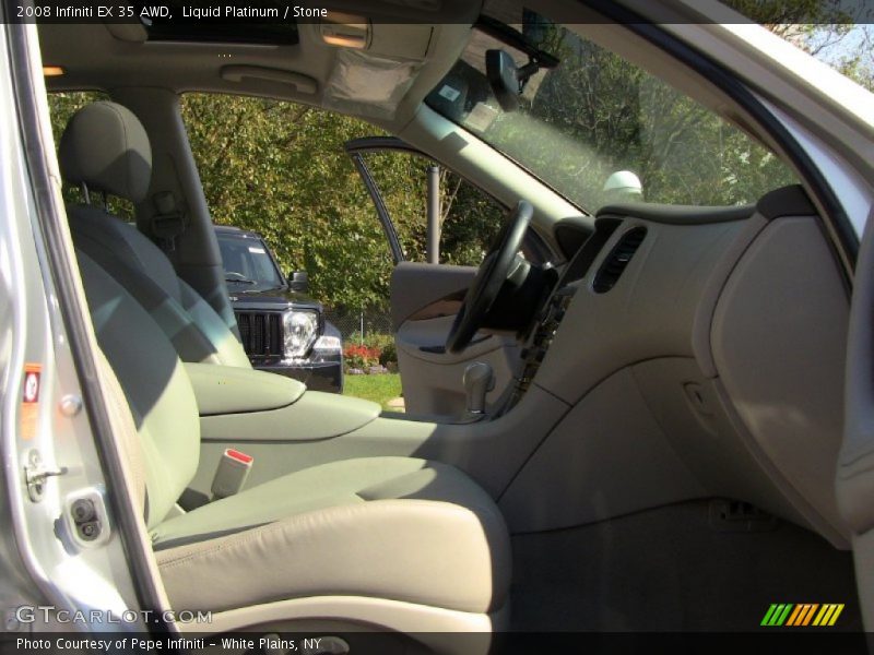 Liquid Platinum / Stone 2008 Infiniti EX 35 AWD
