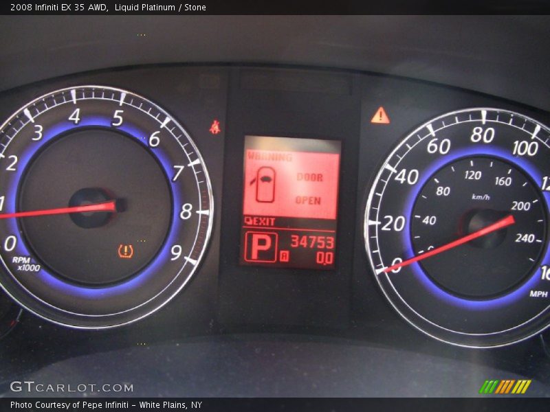 Liquid Platinum / Stone 2008 Infiniti EX 35 AWD