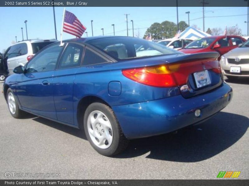 Blue / Gray 2002 Saturn S Series SC2 Coupe
