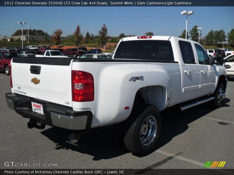Summit White / Dark Cashmere/Light Cashmere 2012 Chevrolet Silverado 3500HD LTZ Crew Cab 4x4 Dually