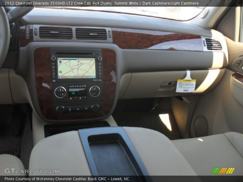 Summit White / Dark Cashmere/Light Cashmere 2012 Chevrolet Silverado 3500HD LTZ Crew Cab 4x4 Dually