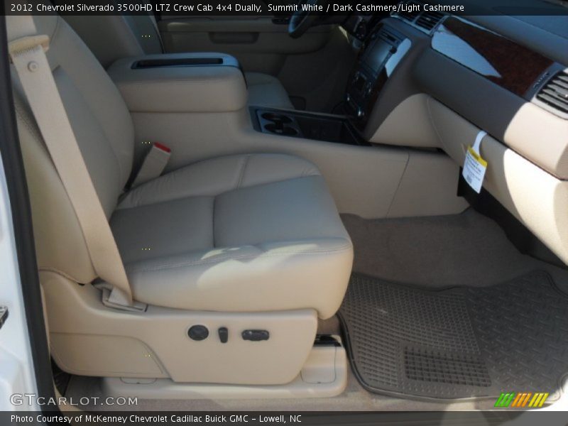 Summit White / Dark Cashmere/Light Cashmere 2012 Chevrolet Silverado 3500HD LTZ Crew Cab 4x4 Dually