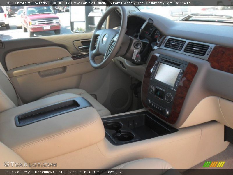 Summit White / Dark Cashmere/Light Cashmere 2012 Chevrolet Silverado 3500HD LTZ Crew Cab 4x4 Dually