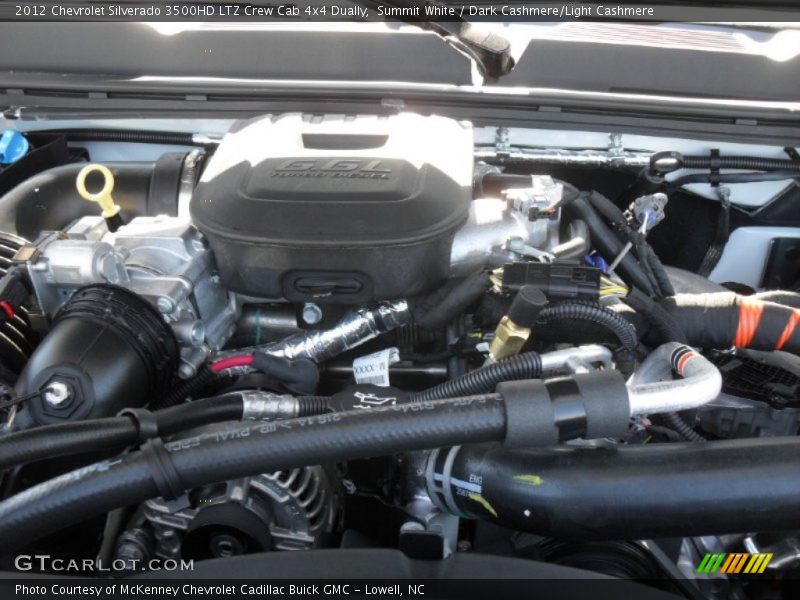  2012 Silverado 3500HD LTZ Crew Cab 4x4 Dually Engine - 6.6 Liter OHV 32-Valve Duramax Turbo-Diesel V8