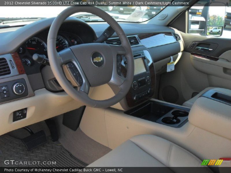 Dark Cashmere/Light Cashmere Interior - 2012 Silverado 3500HD LTZ Crew Cab 4x4 Dually 