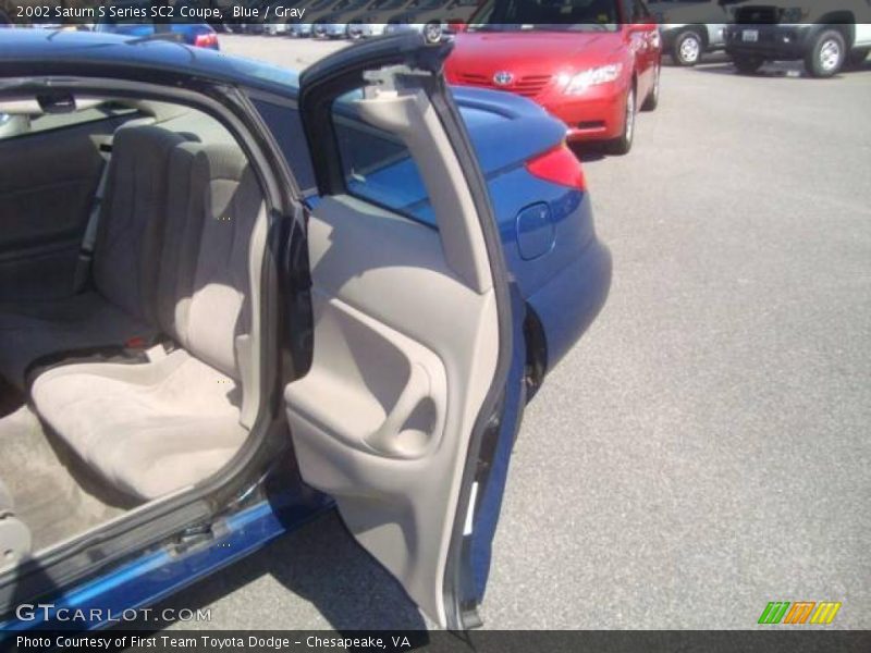 Blue / Gray 2002 Saturn S Series SC2 Coupe