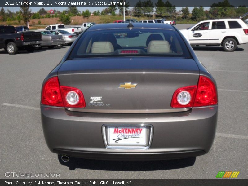 Mocha Steel Metallic / Cocoa/Cashmere 2012 Chevrolet Malibu LT