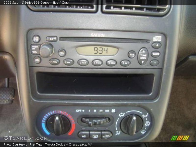 Blue / Gray 2002 Saturn S Series SC2 Coupe