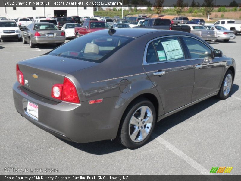 Mocha Steel Metallic / Cocoa/Cashmere 2012 Chevrolet Malibu LT