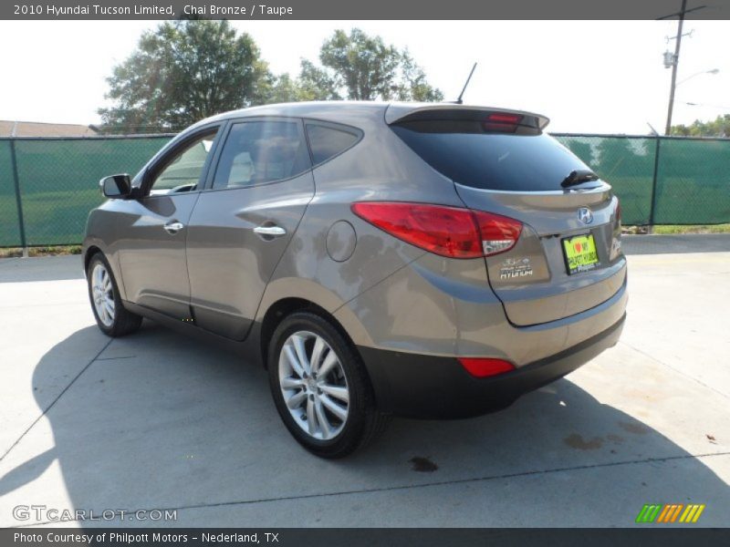 Chai Bronze / Taupe 2010 Hyundai Tucson Limited