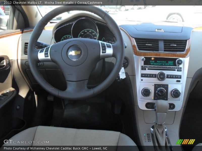 Mocha Steel Metallic / Cocoa/Cashmere 2012 Chevrolet Malibu LT