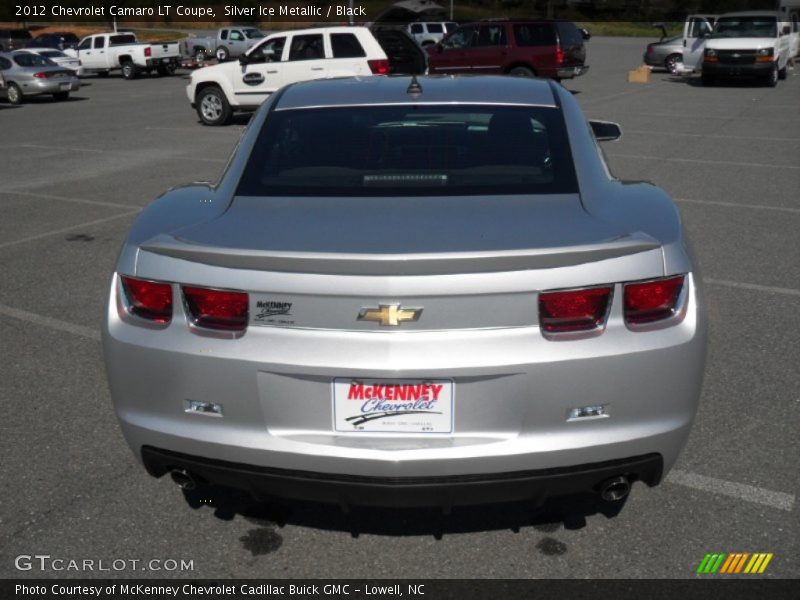 Silver Ice Metallic / Black 2012 Chevrolet Camaro LT Coupe