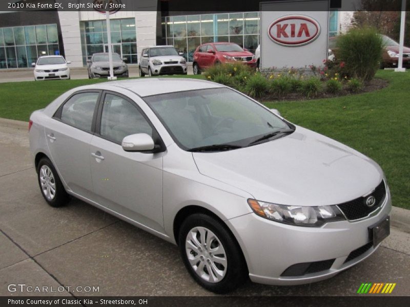 Bright Silver / Stone 2010 Kia Forte EX