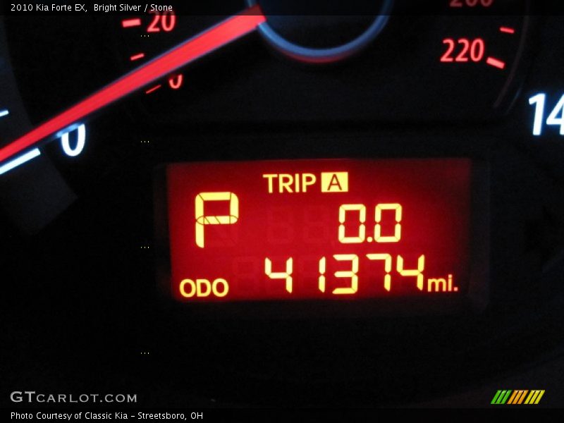 Bright Silver / Stone 2010 Kia Forte EX