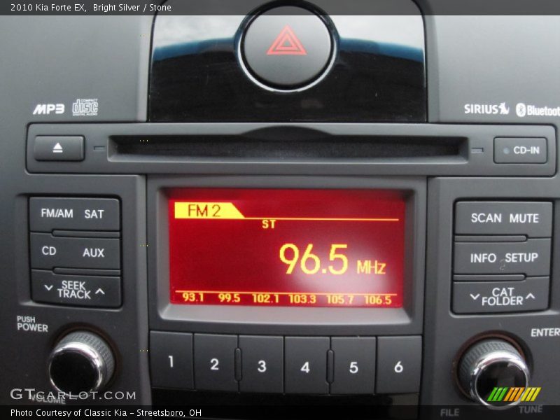 Bright Silver / Stone 2010 Kia Forte EX
