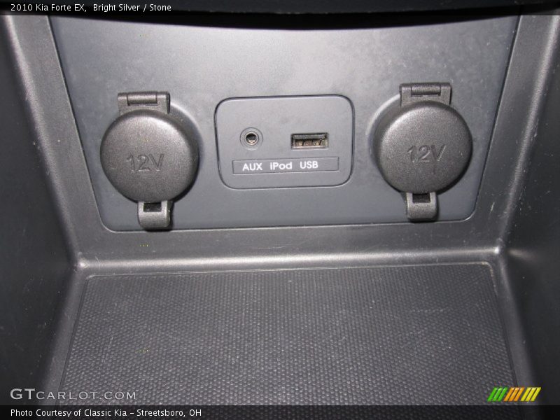 Bright Silver / Stone 2010 Kia Forte EX