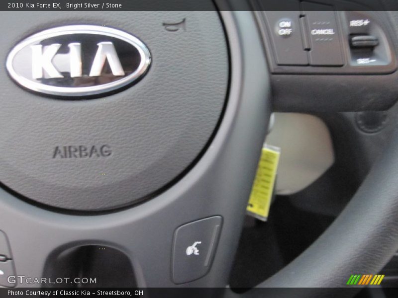 Bright Silver / Stone 2010 Kia Forte EX