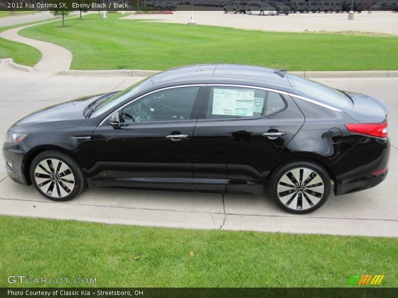  2012 Optima SX Ebony Black