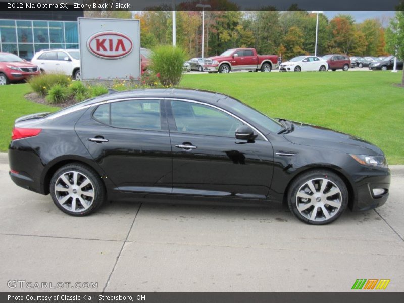  2012 Optima SX Ebony Black
